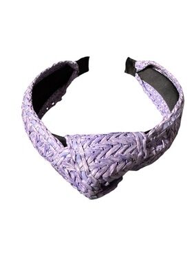 Braided Knotted Lavender Headband - Women's Hair Accessory